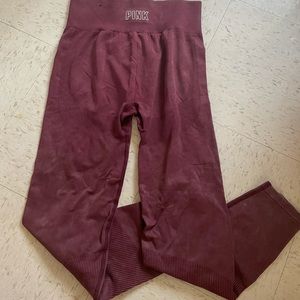 Maroon Victoria Secret Leggings ✨